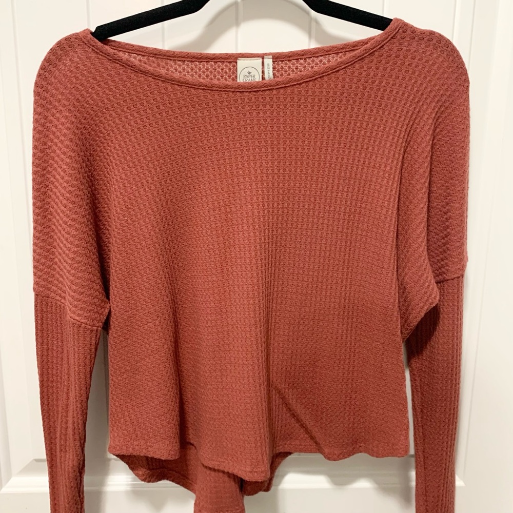 Paper Crane | Women’s Long Sleeve Top | Size XS
